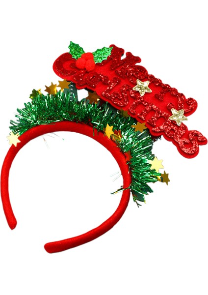 Yeni Noel Payetli Ingiliz Kafa Bandı Noel Partisi Dekorasyon Malzemeleri Çocuklara Küçük Hediyeler (Yurt Dışından)