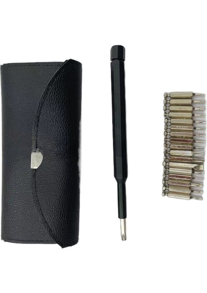 18 -In -Bir Deri Set Vidalı Bıçağı Çok Işlevli Kombinasyon Aracı Hassas Cep Telefonu Saat Onarım Aracı (Yurt Dışından)