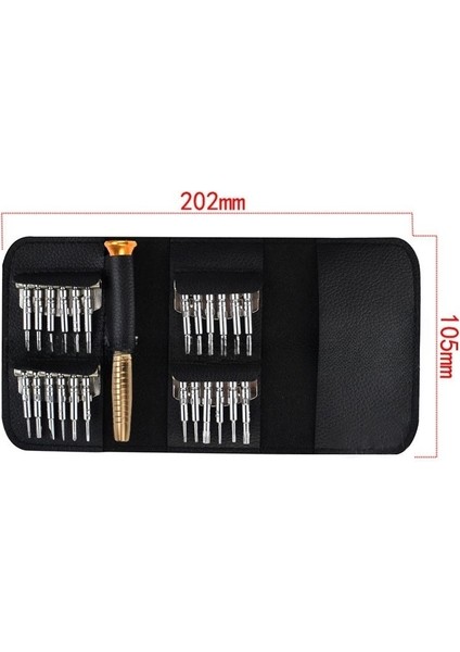 18 -In -Bir Deri Set Vidalı Bıçağı Çok Işlevli Kombinasyon Aracı Hassas Cep Telefonu Saat Onarım Aracı (Yurt Dışından)
