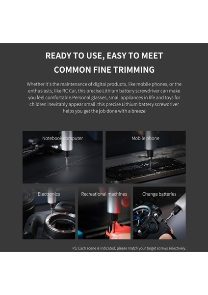23'ü 1 Arada 20 Manyetik Uçlu Elektrikli Tornavida Seti - Telefon Laptop Tamir Beyaz (Yurt Dışından) fiyatları