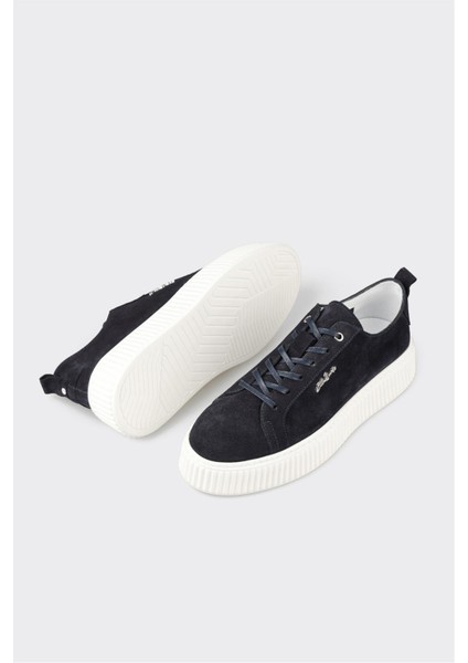 Lacivert Deri Erkek Spor Ayakkabı modelleri