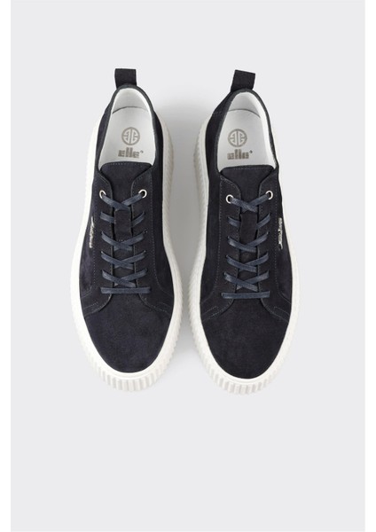 Lacivert Deri Erkek Spor Ayakkabı fırsatları