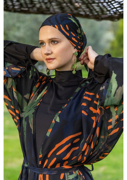 Palmiye Desenli Tesettür Mayo fırsatları