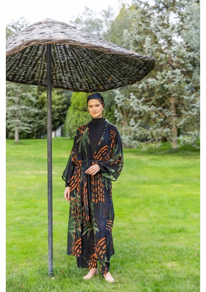 Palmiye Desenli Tesettür Mayo indirimleri