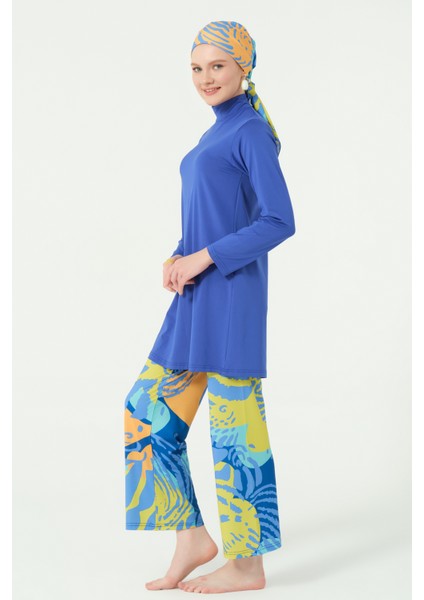 Meriva Desenli Tesettür Mayo modelleri