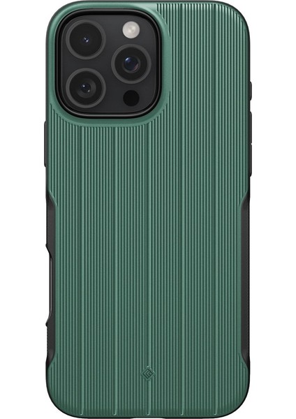 Apple iPhone 16 Pro Max Kılıf Dual GripMag MagSafe özellikli Braided Green - ACS08051