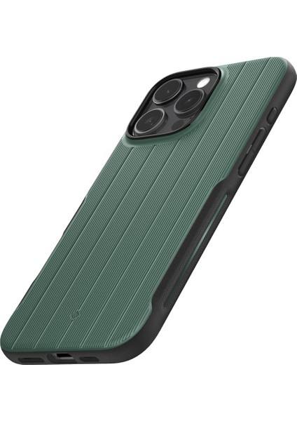 Apple iPhone 16 Pro Max Kılıf Dual GripMag MagSafe özellikli Braided Green - ACS08051