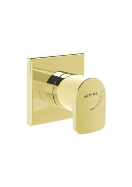 Artema Root Round Ankastre Stop Valf A4272974 Sıva Üstü Grubu - Altın