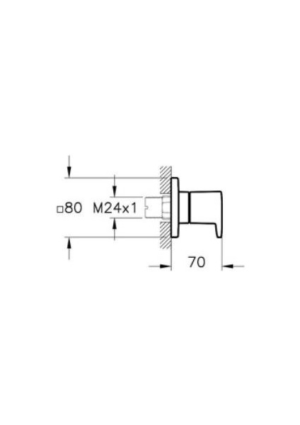 Artema Root Round Ankastre Stop Valf A4272974 Sıva Üstü Grubu - Altın