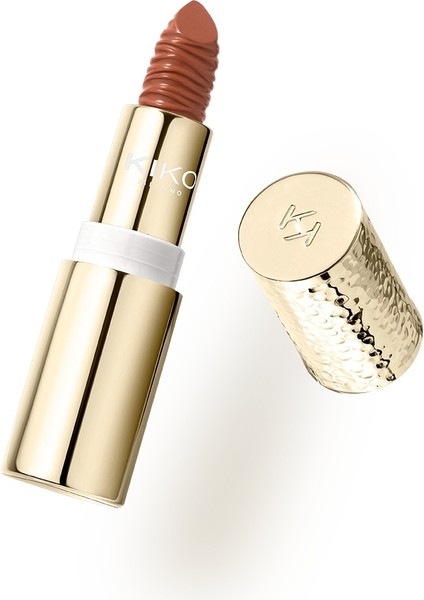 KikoMilano Ruj - Gold Reflections Gleam & Care Lipstick SPF30 - 04 Natural Nutmeg fiyatları