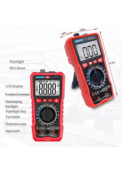 MDM-202 Dijital Trms Multimetre