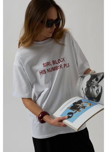 Ön Baskılı Oversize T-Shirt