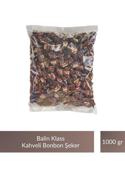 Poşet Klass Kahveli Bonbon Şeker 1000 gr
