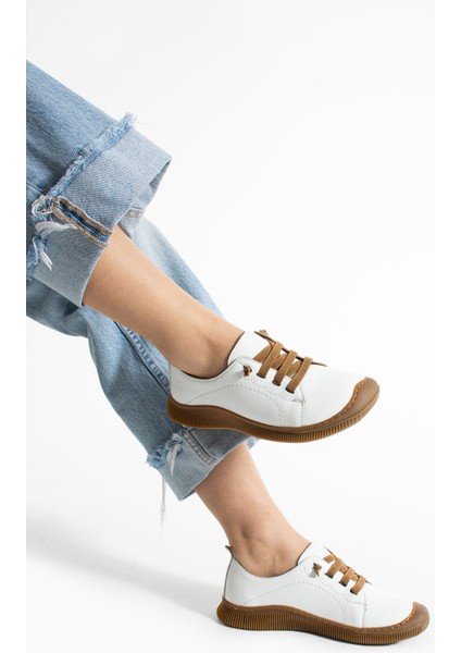 Preko Kadın Deri Beyaz Günlük Ayakkabı fiyatları