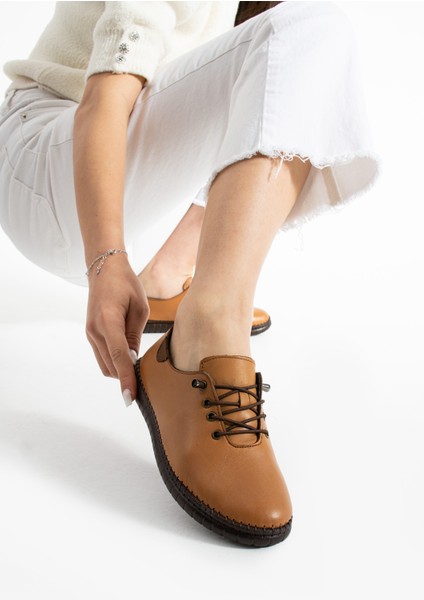 Lange Kadın Deri Taba Günlük Ayakkabı fırsatları