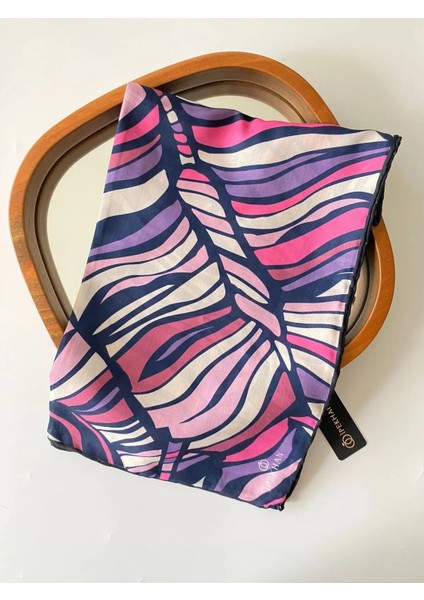 Şerit Desen Ince Pamuk Eşarp