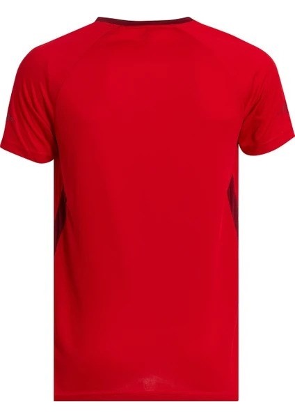 Lisanslı Armalı Kırmızı T-Shirt