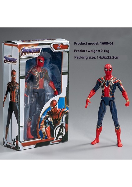 Marvel Yenilmezler Demir Adam Kaptan Amerika Örümcek Adam Yok Edici Hulk Venom Maket Oyuncaklar (Yurt Dışından)