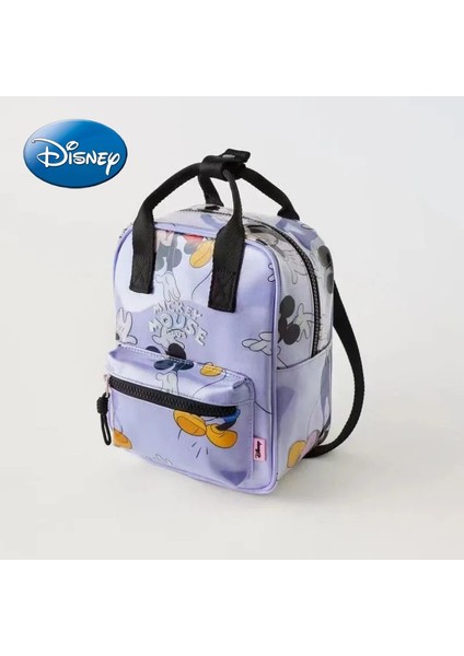 "disney Mickey Mouse Çizgi Film Moda Sırt Çantası Kadın Minnie Tuval Okul Çantası Moda Büyük Kapasiteli Sırt Çantası Kızlar Mochila " (Yurt Dışından)