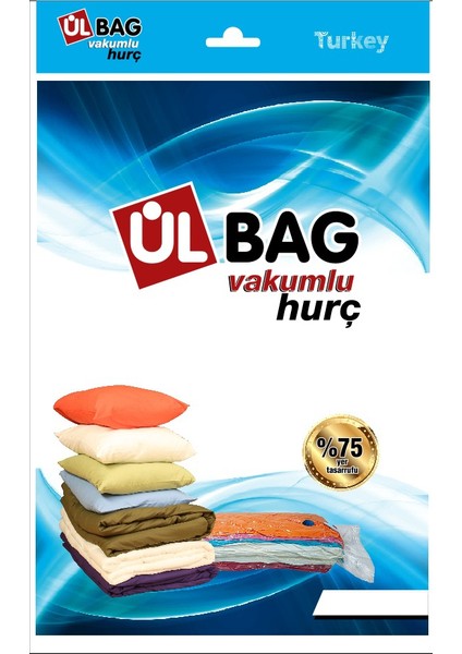 Vakumlu Hurç 55 x 90 Elbise Yorgan Battaniye Hurcu 55x90 Vakumlu Saklama Torbası Orta Boy