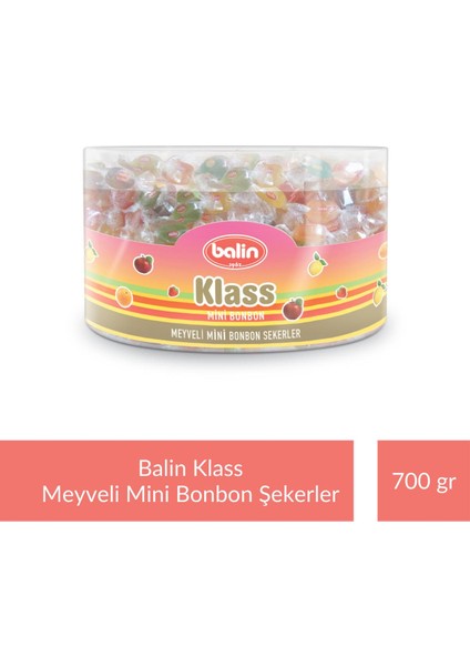 Kutu Klass Meyveli Mini Bonbon Şekerler 700 gr x 3 Adet fiyatları