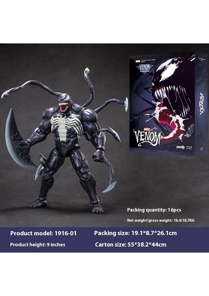 Marvel Yenilmezler Demir Adam Kaptan Amerika Örümcek Adam Yok Edici Hulk Venom Maket Oyuncaklar (Yurt Dışından)
