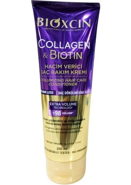 Collagen & Biotin Ekstra Hacim Saç Kremi 250 ml - Kolajen Biotin İnce Seyrek Saçlar fiyatları