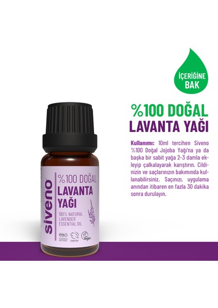 Doğal Lavanta Uçucu Yağı 10 ml