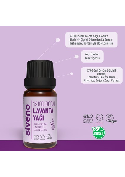 Doğal Lavanta Uçucu Yağı 10 ml