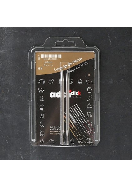 Addi Click Basic 6mm Misinalı Şiş Ucu - 656-2