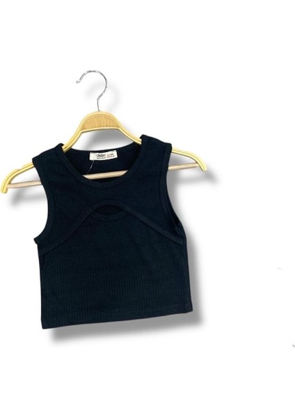 Kız Çocuk Siyah Crop CK50494