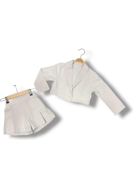 Kız Çocuk Ceket+Şort Takım CK50447