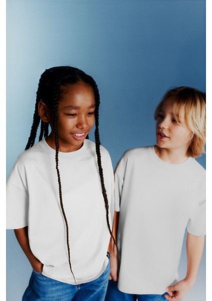 3'lü T-Shirt Paketi Okula Dönüş Bisiklet Yaka Kısa Kollu Pamuklu Penye Unisex Çocuk modelleri