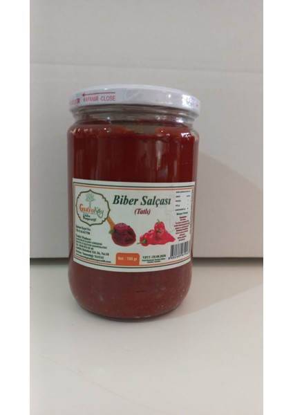 Hatay Biber Salçası -Tatlı -700 gr Cam Kavanoz fiyatları