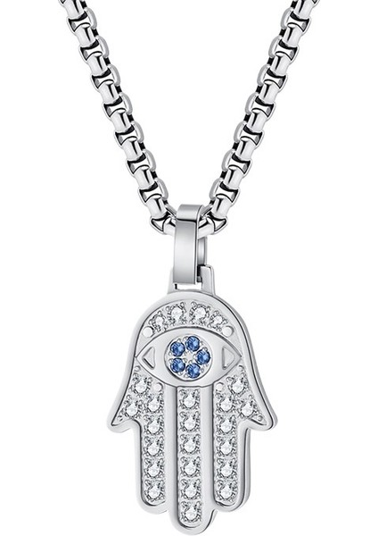 2025 Klasik Titanyum Çelik Unisex Kolye (Yurt Dışından)