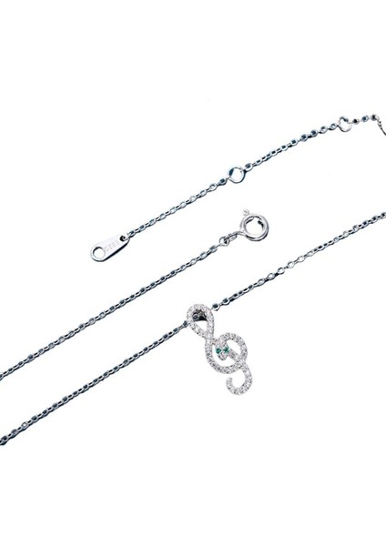 Hafif Lüks Üst Düzey Ins Müzik Notası Yılan Kolyesi Kadın Çok Yönlü Zincir Elektrokaplama Platin Köprücük Kemiği Zinciri (Yurt Dışından) fırsatları