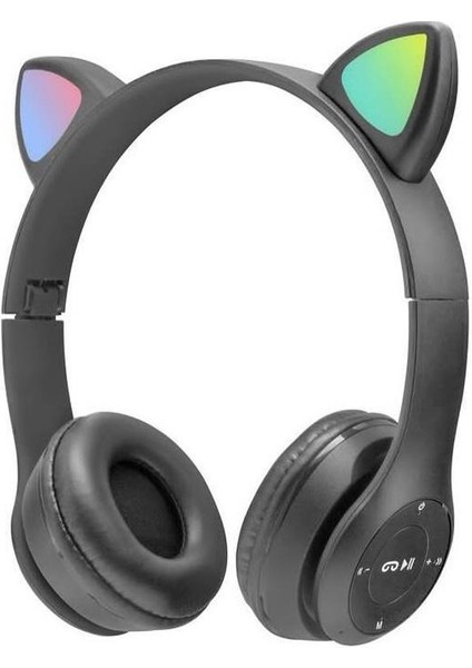 Bluetooth Kedi Kulaklık Katlanabilir Kulaklık