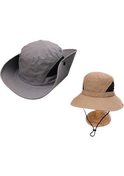 Yazlık Açık Hava Güneş Koruması Balıkçı Şapkası Balıkçılık Güneş Şapkası Erkek Uv Nefes Alabilen Dağcılık Şapkası Seyahat Geniş Siperlikli Şapka (Yurt Dışından) fiyatları