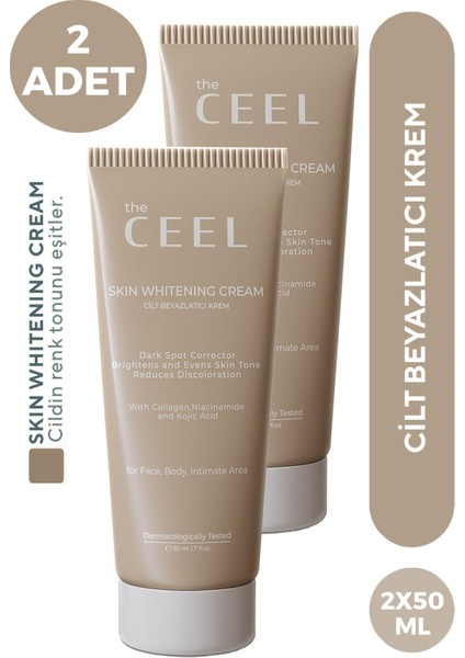 Cilt Beyazlatıcı Krem 50 ml 2 Adet