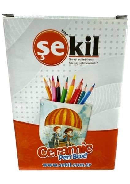 Skl_penbx Seramik Kalemlik Boyama Seti