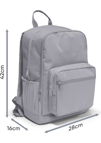 Lacivert Turkuaz Desenli Okul Sırt Çantası 23686 fırsatları