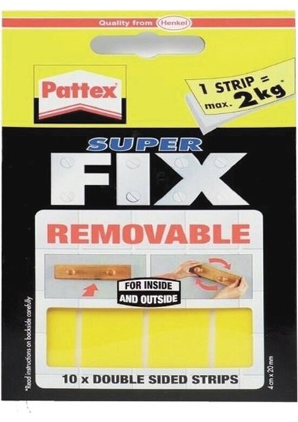 Super Fix Çift Taraflı Montaj Şerit
