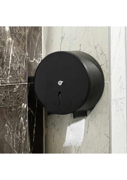 Mini Jumbo Wc Kağıt Dispenseri Siyah