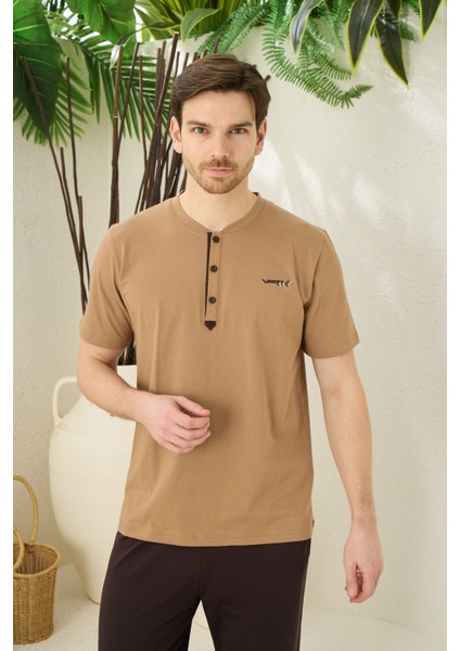 Elitepoint Düğmeli Erkek Pijama Takımı 1715