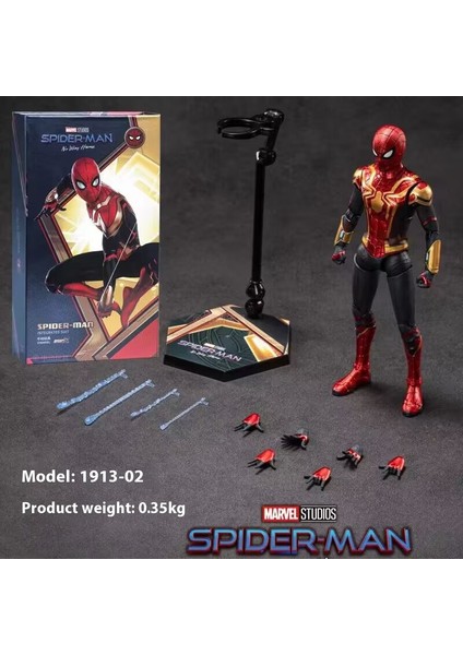 Marvel Yenilmezler Demir Adam Kaptan Amerika Örümcek Adam Yok Edici Hulk Venom Maket Oyuncaklar (Yurt Dışından)