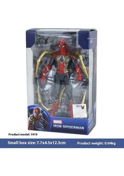 Marvel Yenilmezler Demir Adam Kaptan Amerika Örümcek Adam Yok Edici Hulk Venom Maket Oyuncaklar (Yurt Dışından)