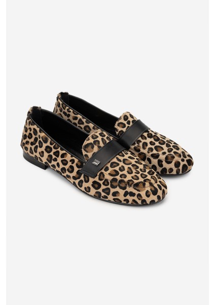 Kadın Deri Leopar Loafer Ayakkabı 35 2028 Bn Ayk Y25 Leopar Dr fiyatları