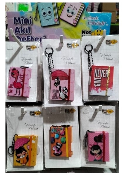 Notyaz Mini Book Bloknot Not Defteri - 6 Adet