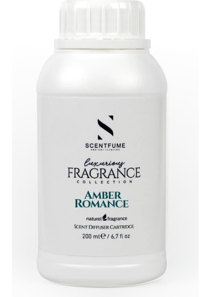 Amber Romance Koku Makinesi Kartuşu, Koku Makinesi Parfümü, Aromatik Koku Kartuşu, Difüzör Esansı, İmza Koku Esansiyel Yağ