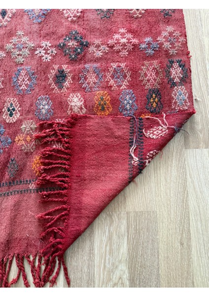 86 x 315 cm Uzun El Dokuma Kilim, 70 Yıllık Antik Yün Yolluk, Nadir Harika Desenler, Vintage Severler Için modelleri